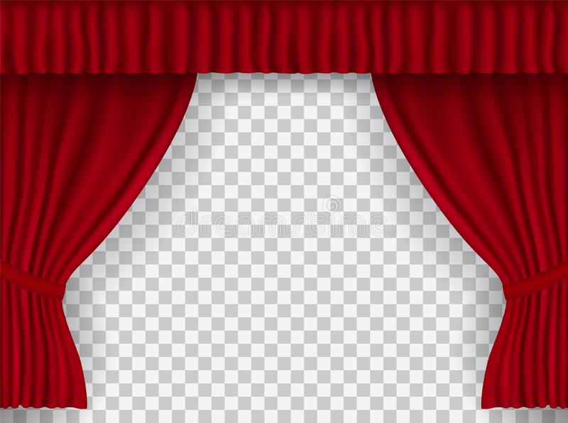 Detail Red Curtains Transparent Background Nomer 35