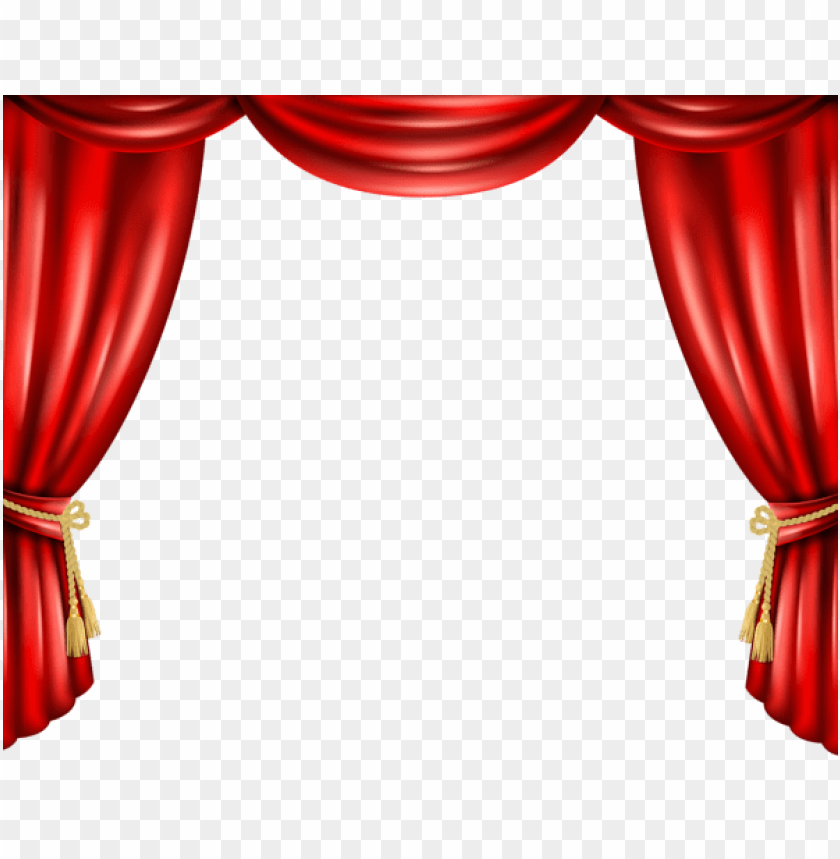 Detail Red Curtains Transparent Background Nomer 39