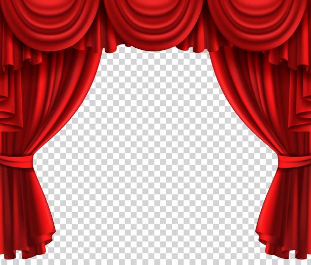 Detail Red Curtains Transparent Background Nomer 42