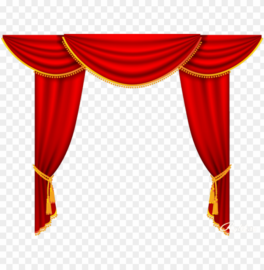 Detail Red Curtains Transparent Background Nomer 43