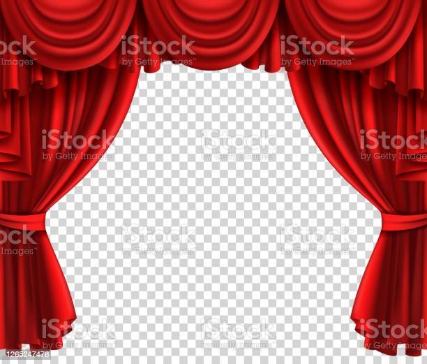 Detail Red Curtains Transparent Background Nomer 7