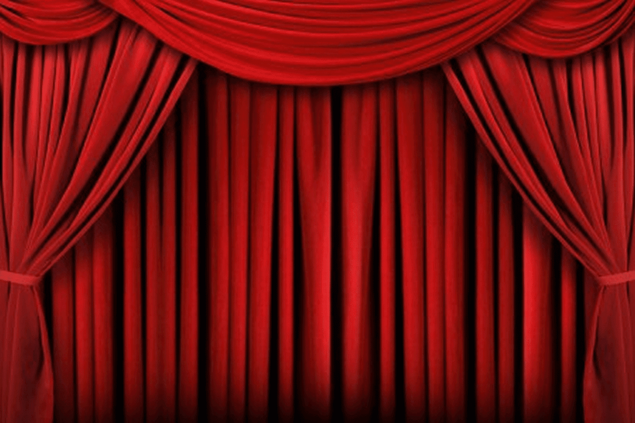 Detail Red Curtains Wallpaper Nomer 15