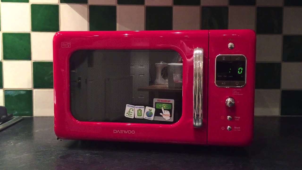 Detail Red Daewoo Microwave Nomer 24
