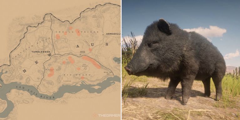 Detail Red Dead Redemption 2 Boar Nomer 48