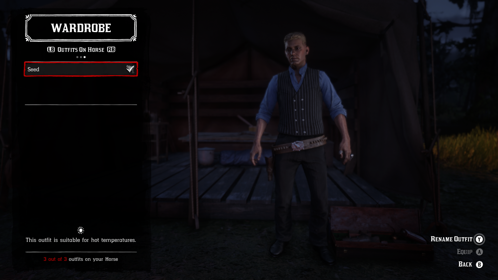 Detail Red Dead Redemption 2 Store Outfits On Horse Nomer 40