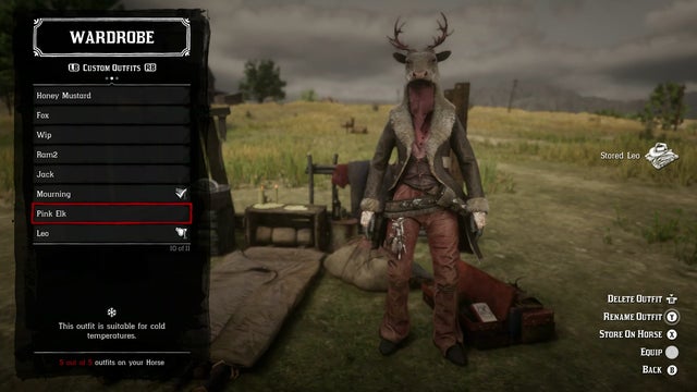 Detail Red Dead Redemption 2 Store Outfits On Horse Nomer 46