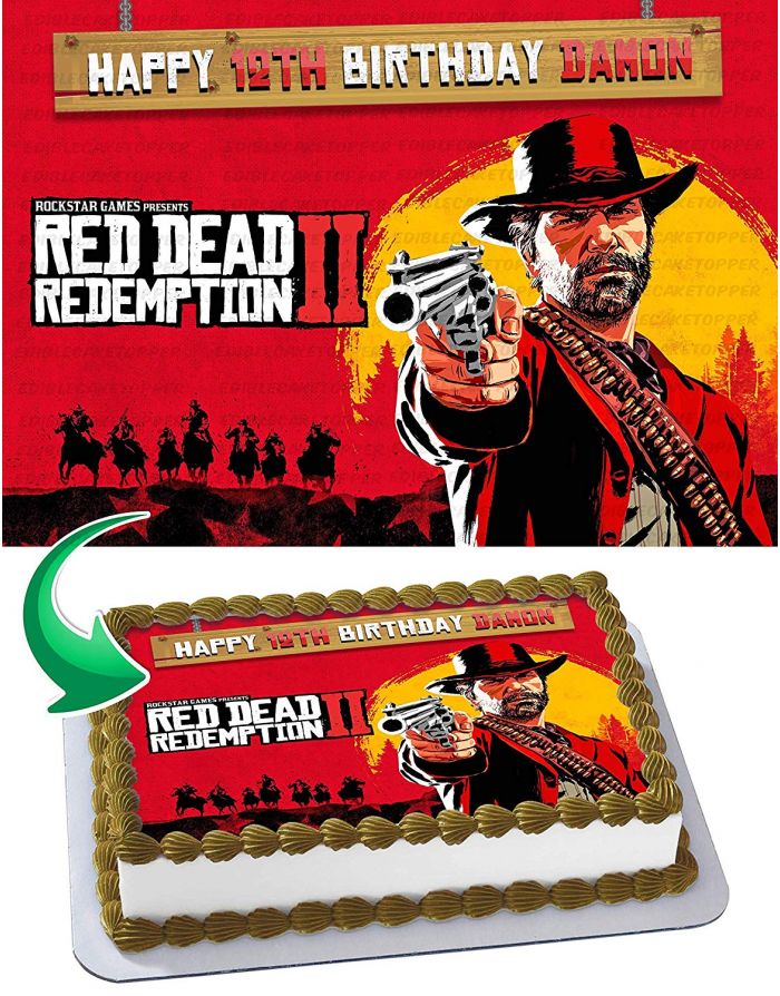 Detail Red Dead Redemption Cake Topper Nomer 4