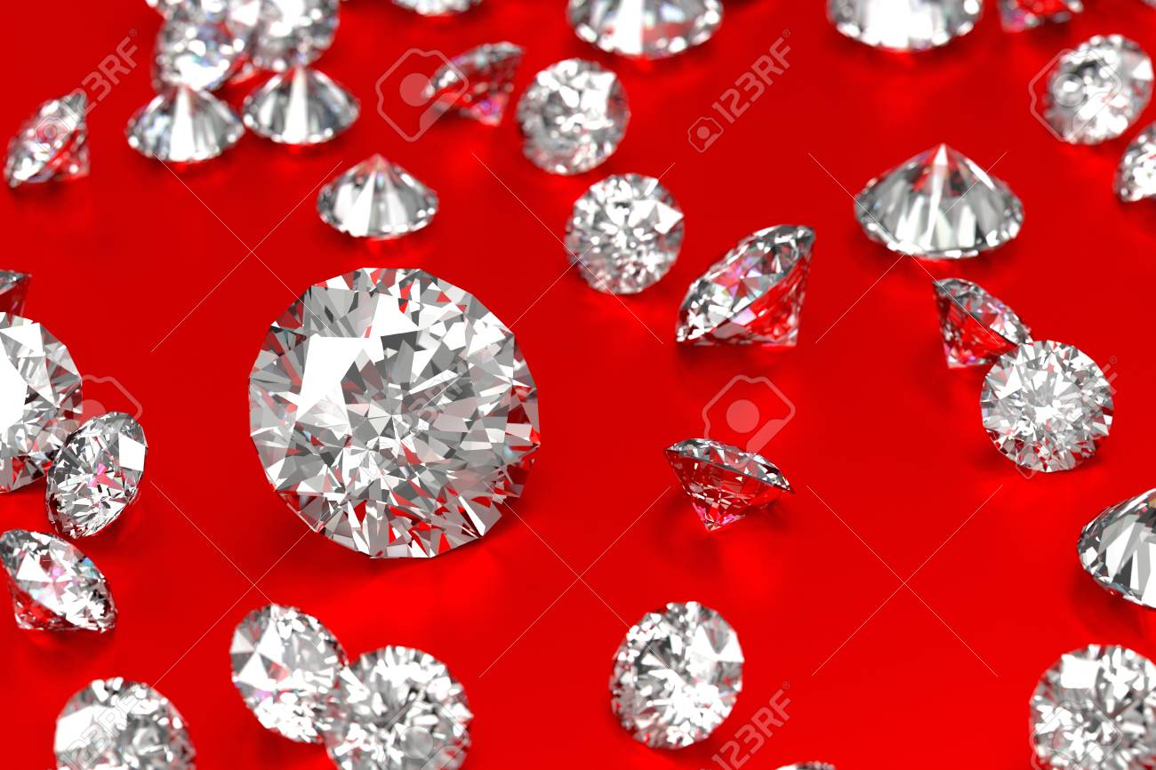 Detail Red Diamond Background Nomer 32