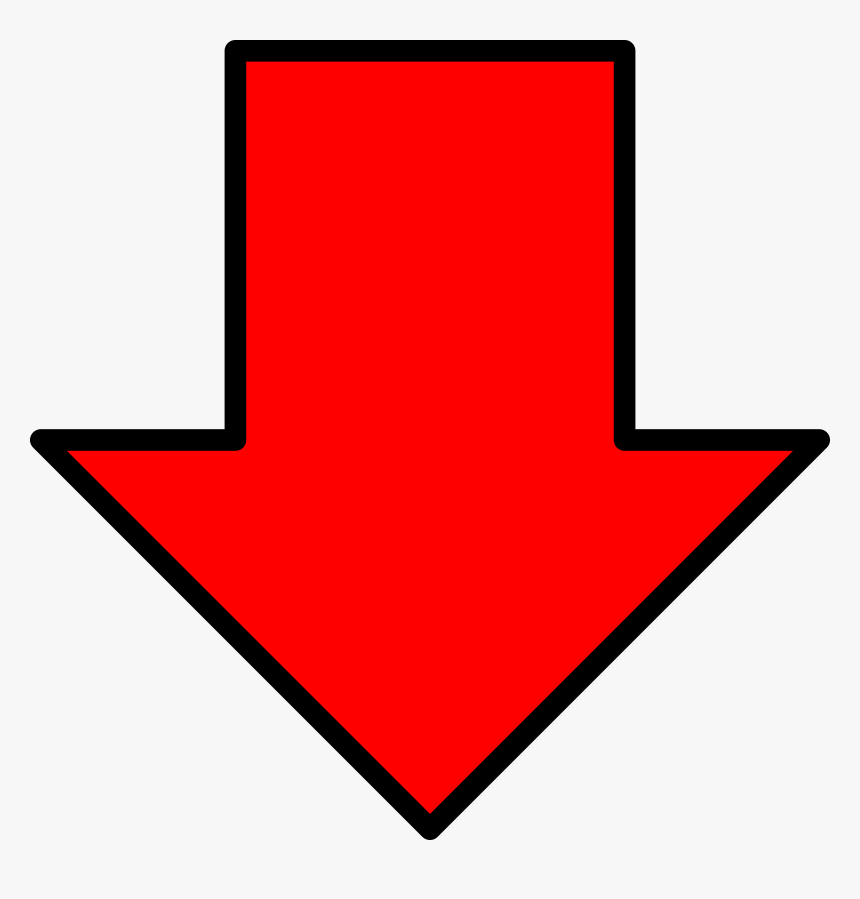 Red Down Arrow Png - KibrisPDR