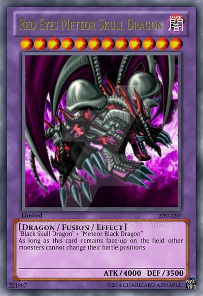 Red Eyes Meteor Skull Dragon - KibrisPDR