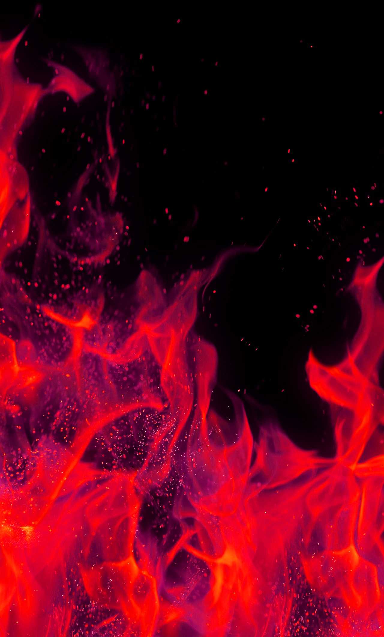 Detail Red Fire Wallpaper Nomer 26