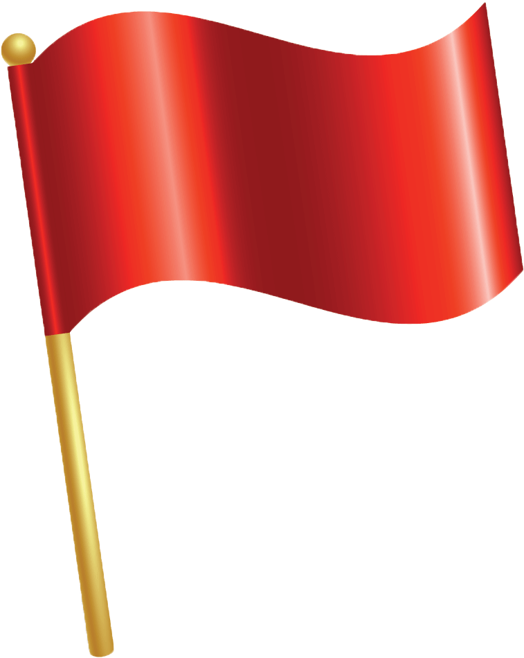 Red Flag Transparent Background - KibrisPDR