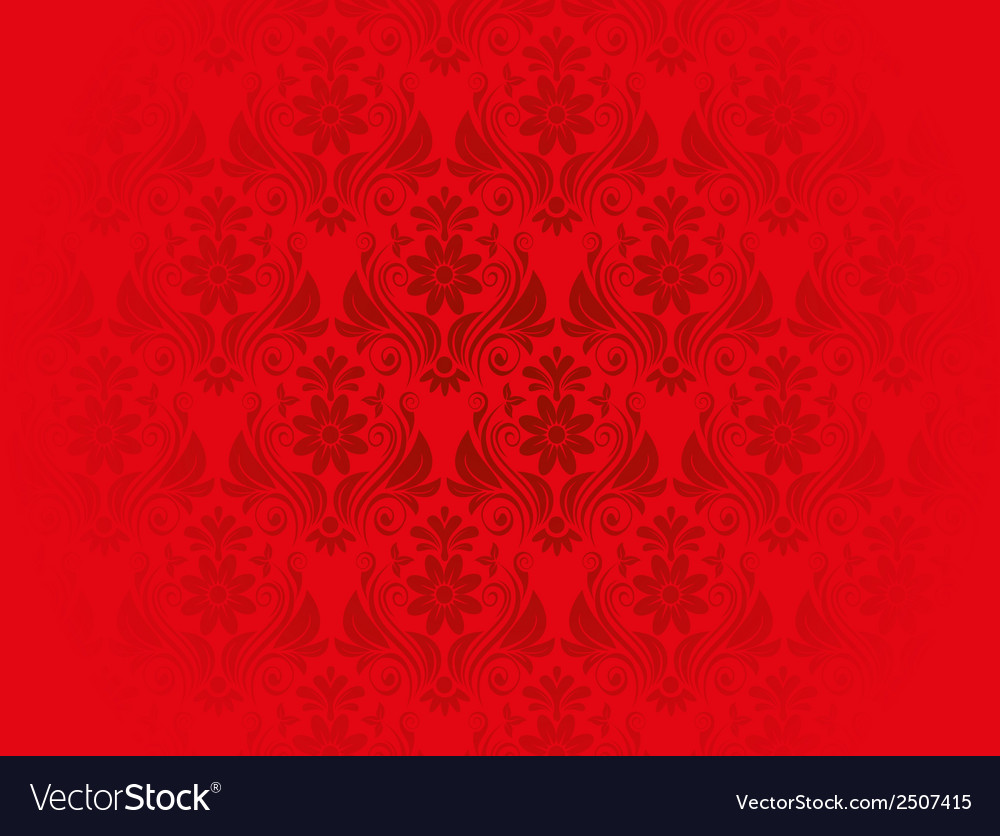 Detail Red Floral Background Nomer 14