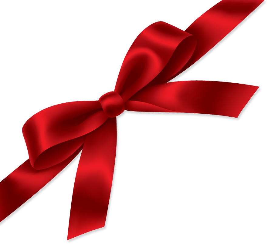 Detail Red Gift Ribbon Nomer 5