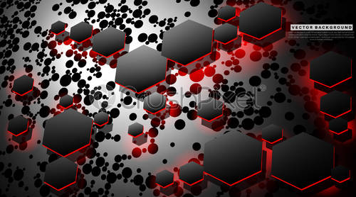 Detail Red Hexagon Wallpaper Nomer 22