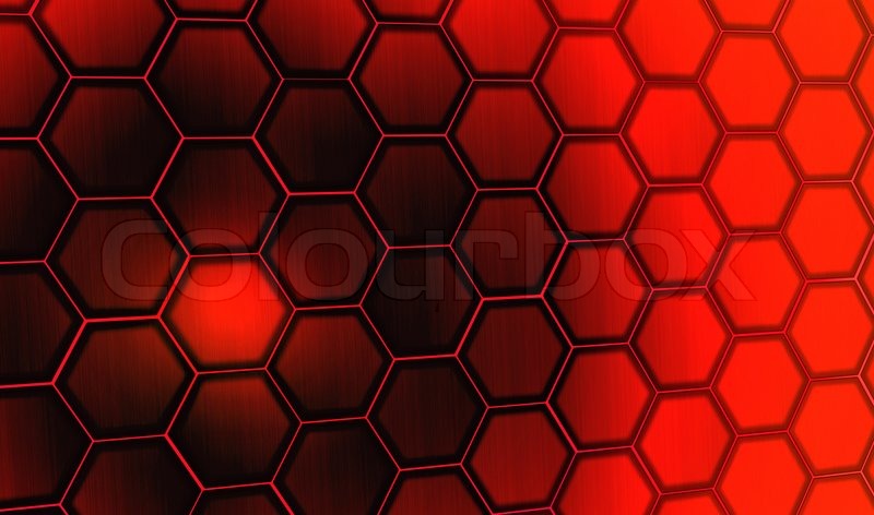 Detail Red Hexagon Wallpaper Nomer 30