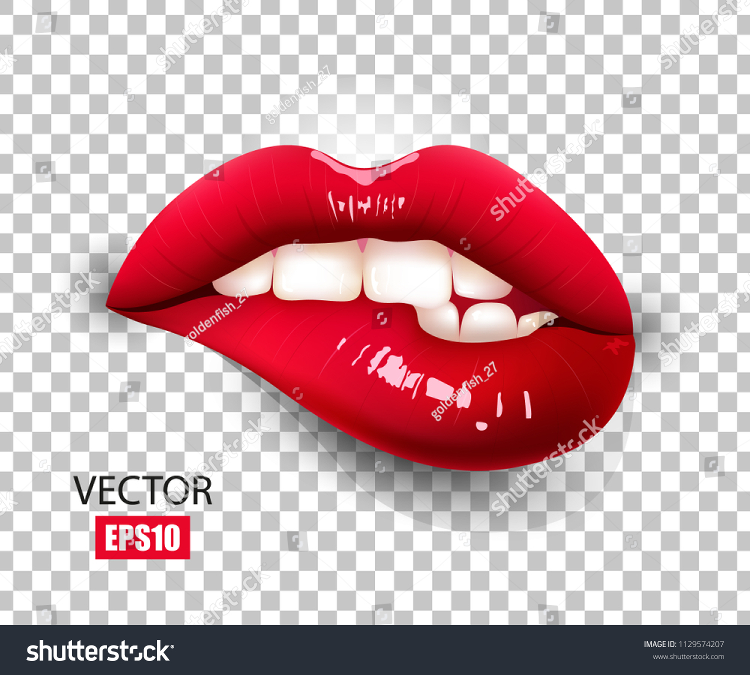 Detail Red Lips Transparent Nomer 2