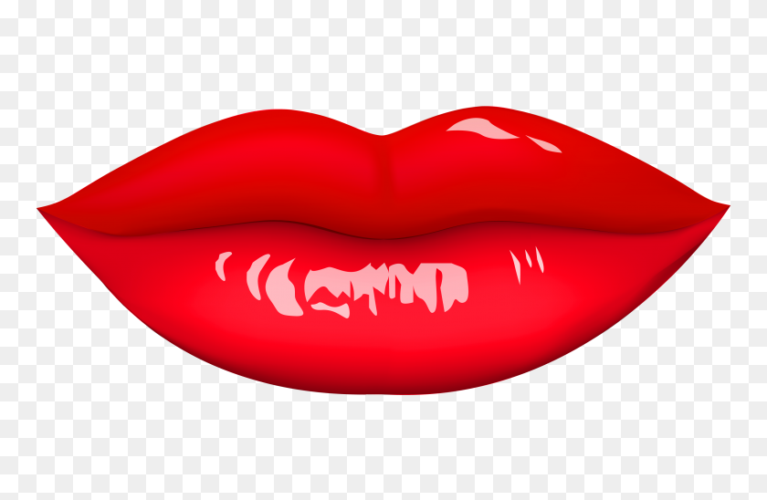 Detail Red Lips Transparent Nomer 20