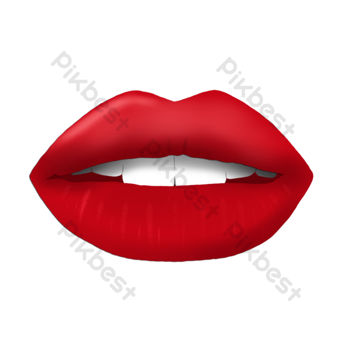 Detail Red Lipstick Png Nomer 30