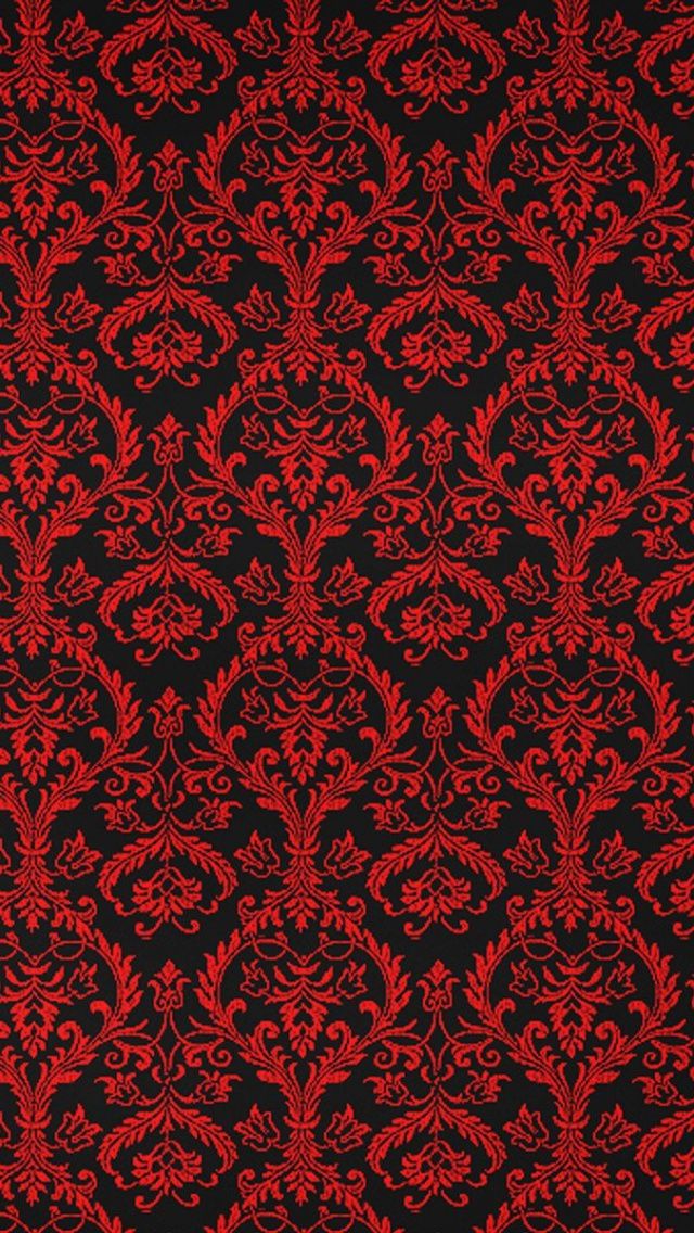 Detail Red Pattern Wallpaper Nomer 2