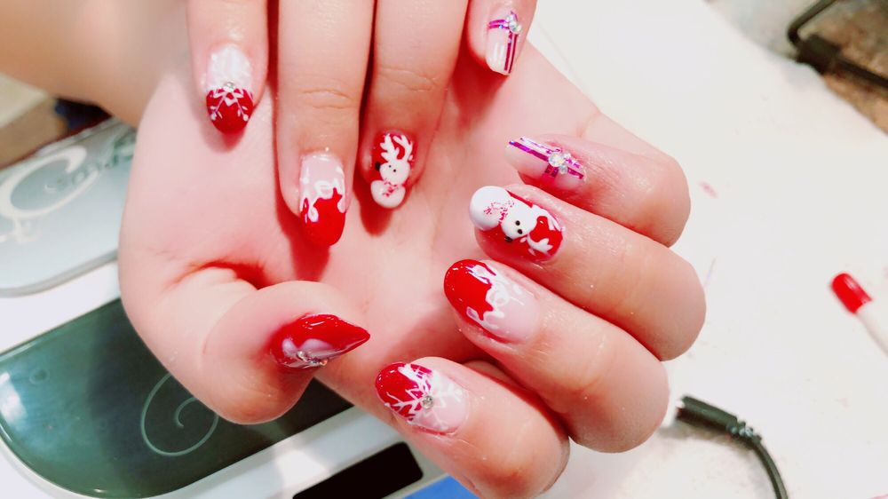 Detail Red Persimmon Nails Nomer 10