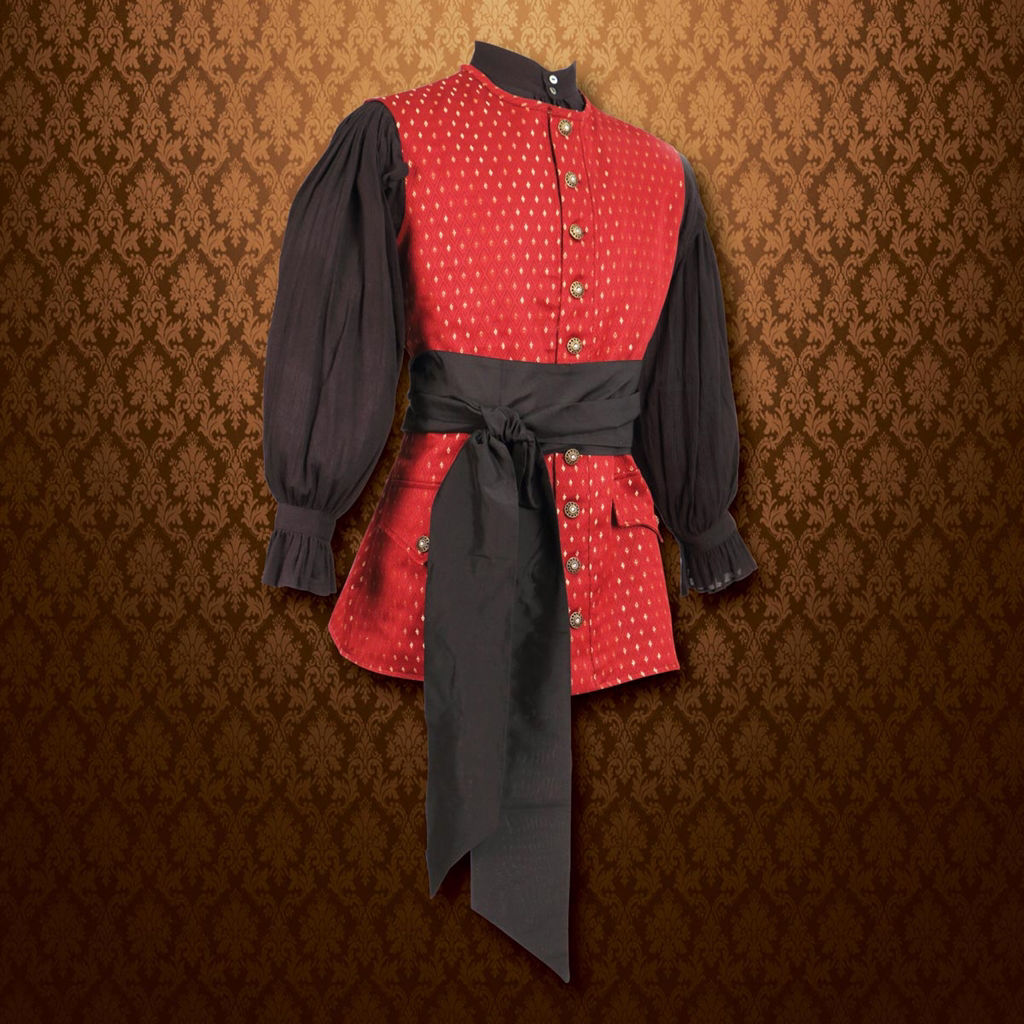 Detail Red Pirate Sash Nomer 15