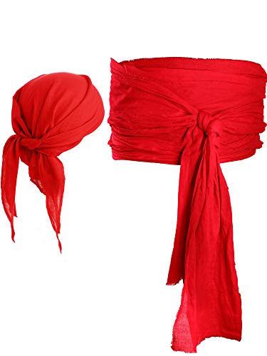 Detail Red Pirate Sash Nomer 19