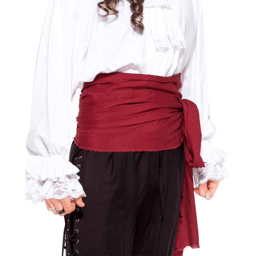 Detail Red Pirate Sash Nomer 3