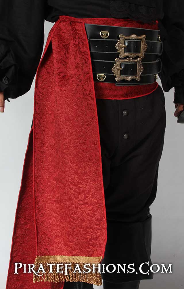 Detail Red Pirate Sash Nomer 29