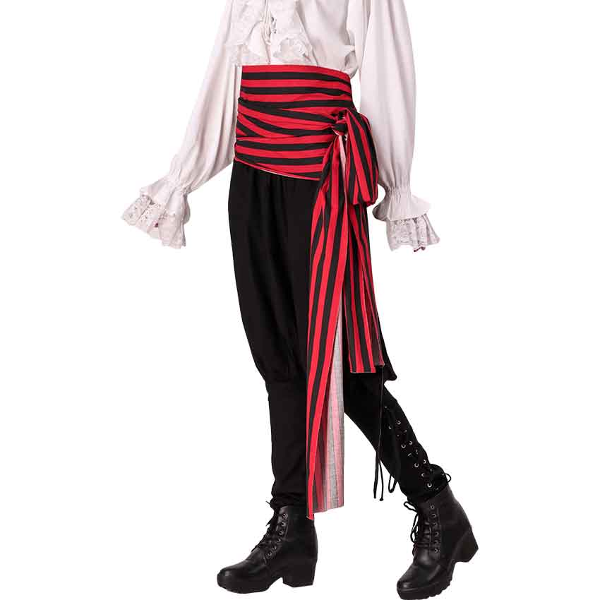 Detail Red Pirate Sash Nomer 36