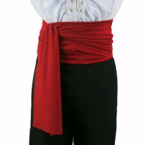 Detail Red Pirate Sash Nomer 5