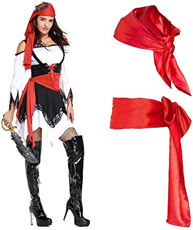 Detail Red Pirate Sash Nomer 38