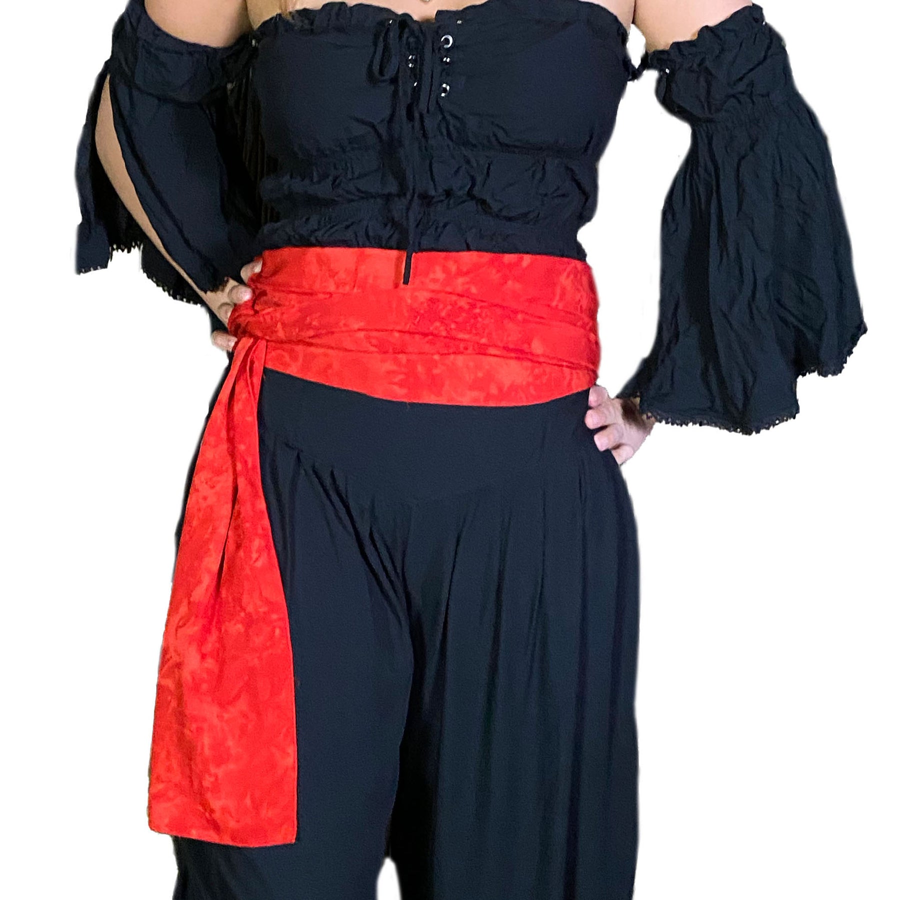 Detail Red Pirate Sash Nomer 43