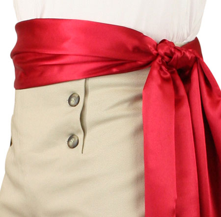 Detail Red Pirate Sash Nomer 7