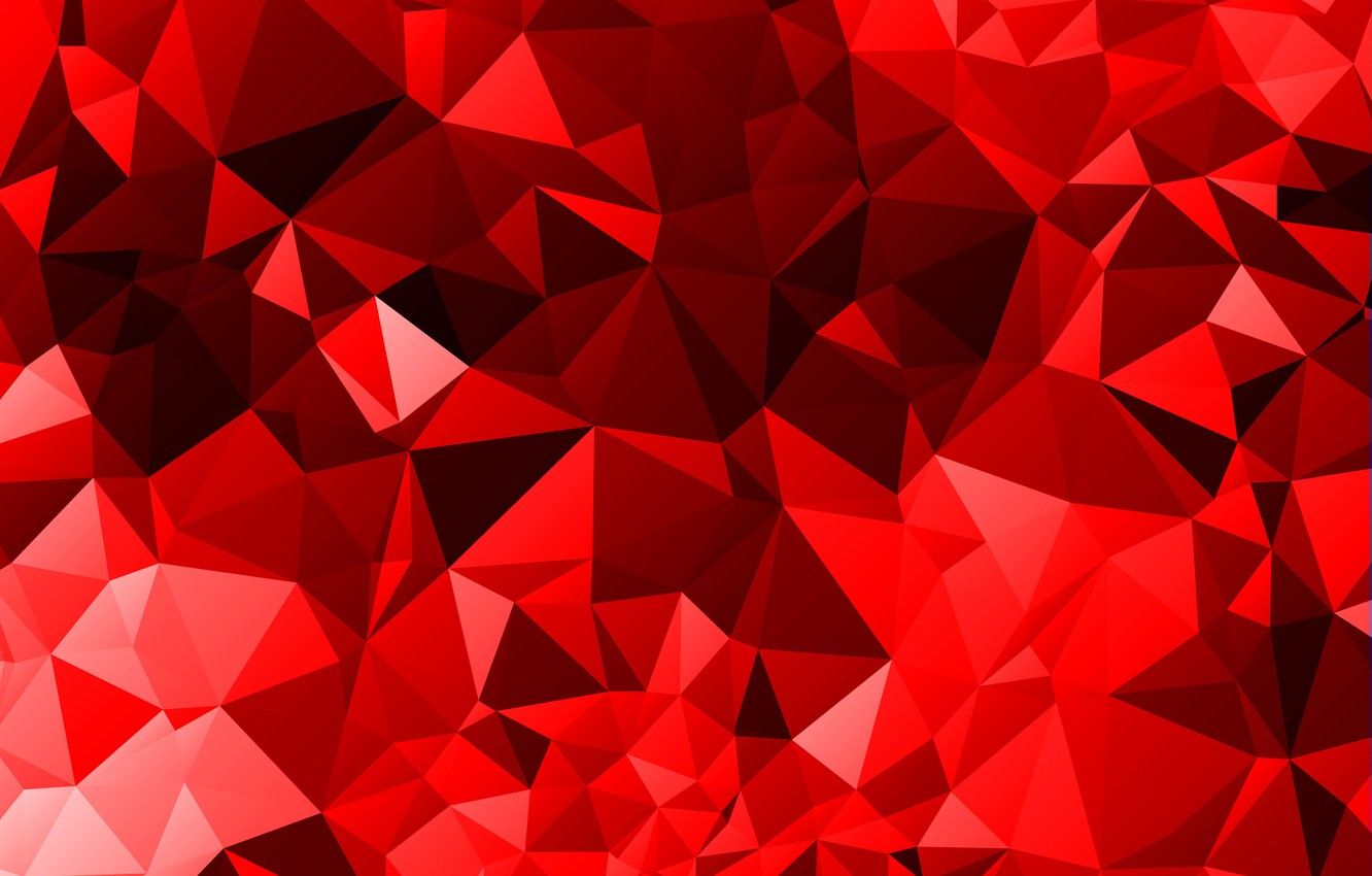 Detail Red Polygonal Background Nomer 13