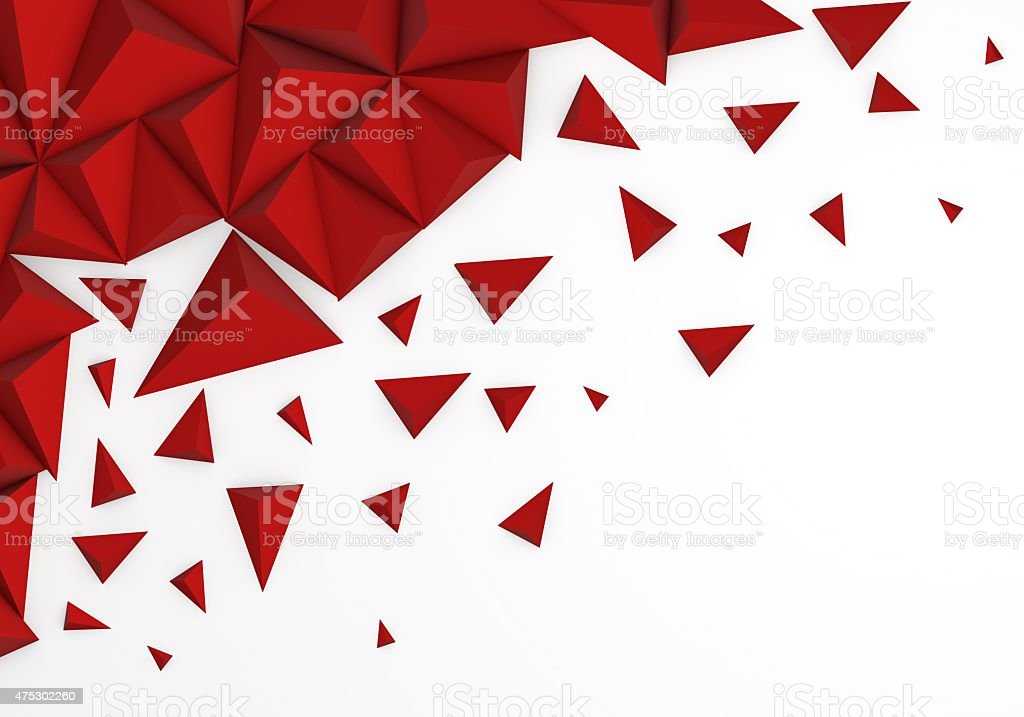 Detail Red Polygonal Background Nomer 32