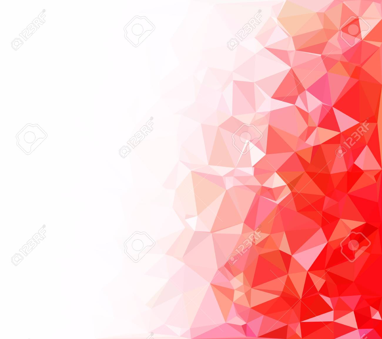 Detail Red Polygonal Background Nomer 39