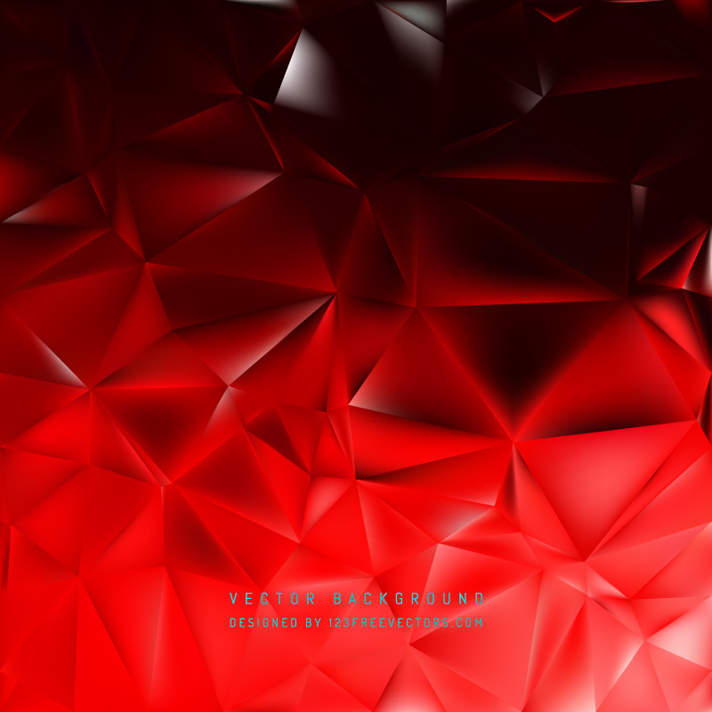 Detail Red Polygonal Background Nomer 42