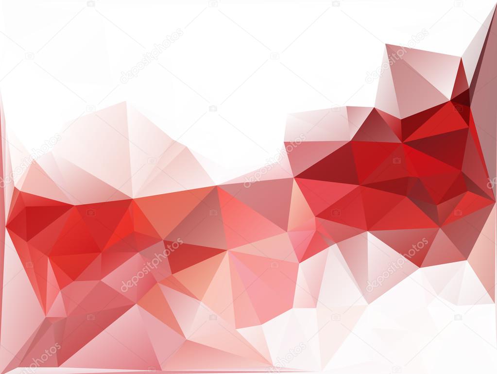 Detail Red Polygonal Background Nomer 43