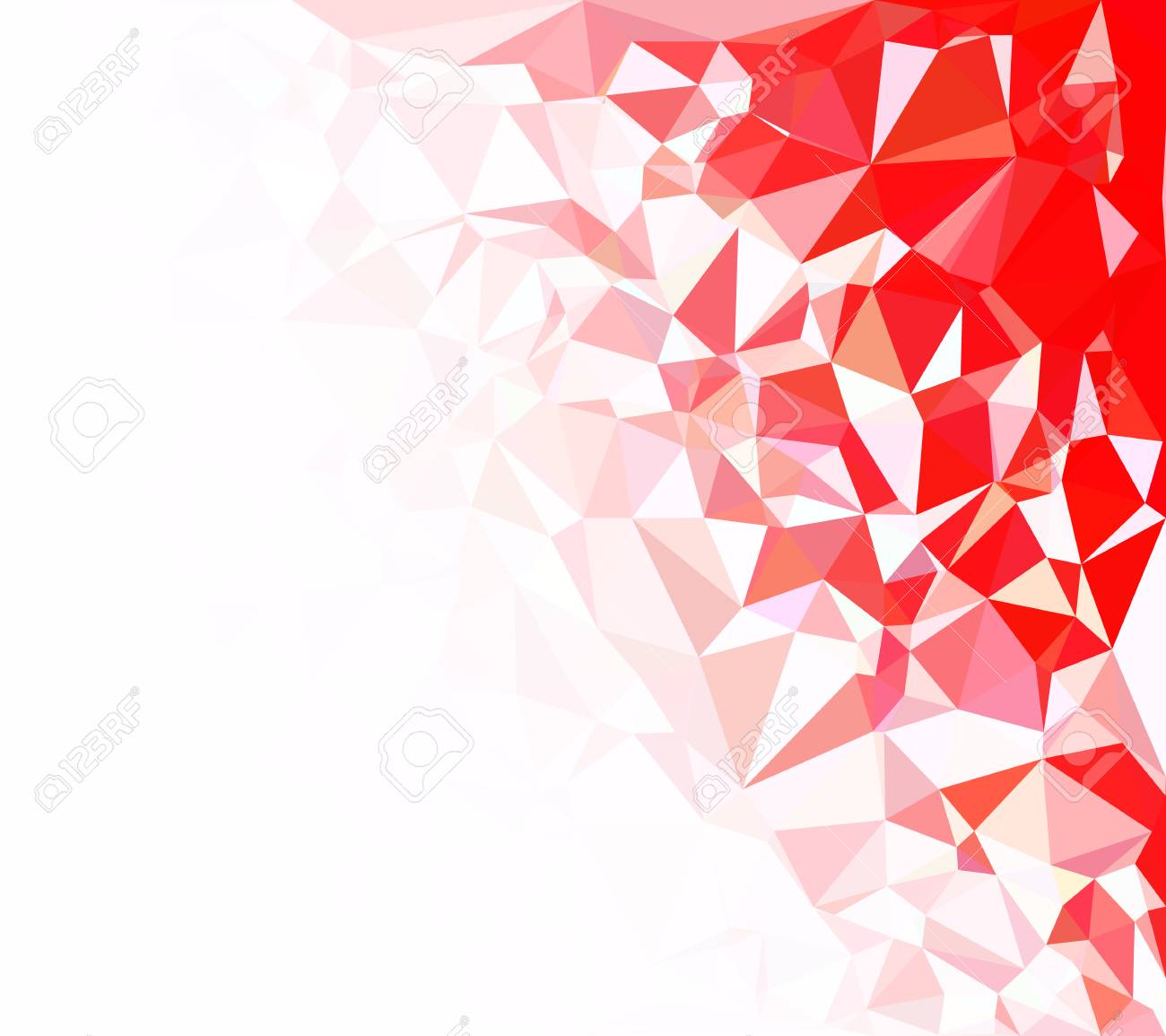 Detail Red Polygonal Background Nomer 55