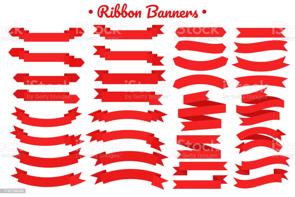 Detail Red Ribbon Banner Nomer 28