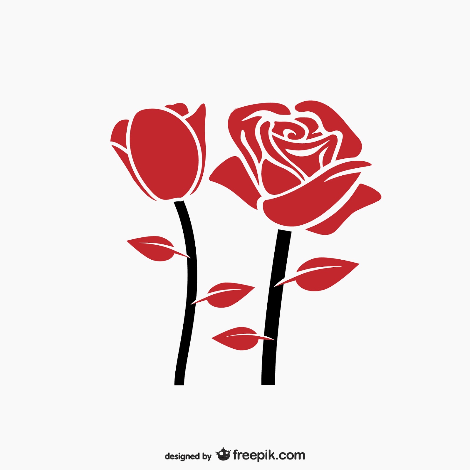 Detail Red Rose Vector Png Nomer 31