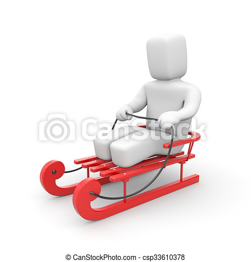 Detail Red Sled Clipart Nomer 21