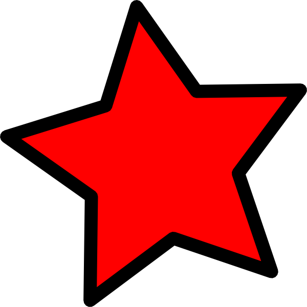 Detail Red Star Clipart Nomer 5