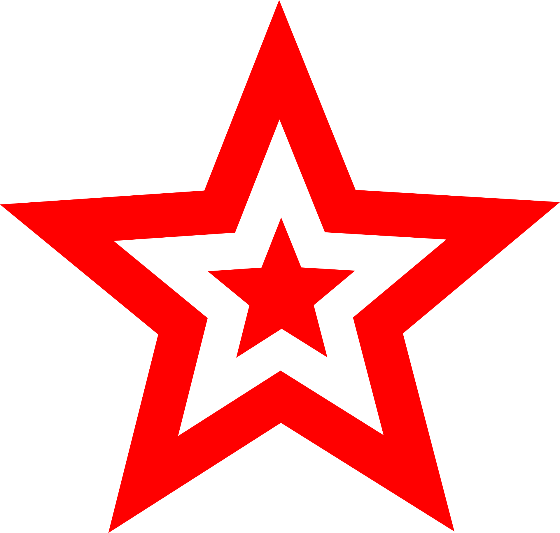 Detail Red Star White Background Nomer 6