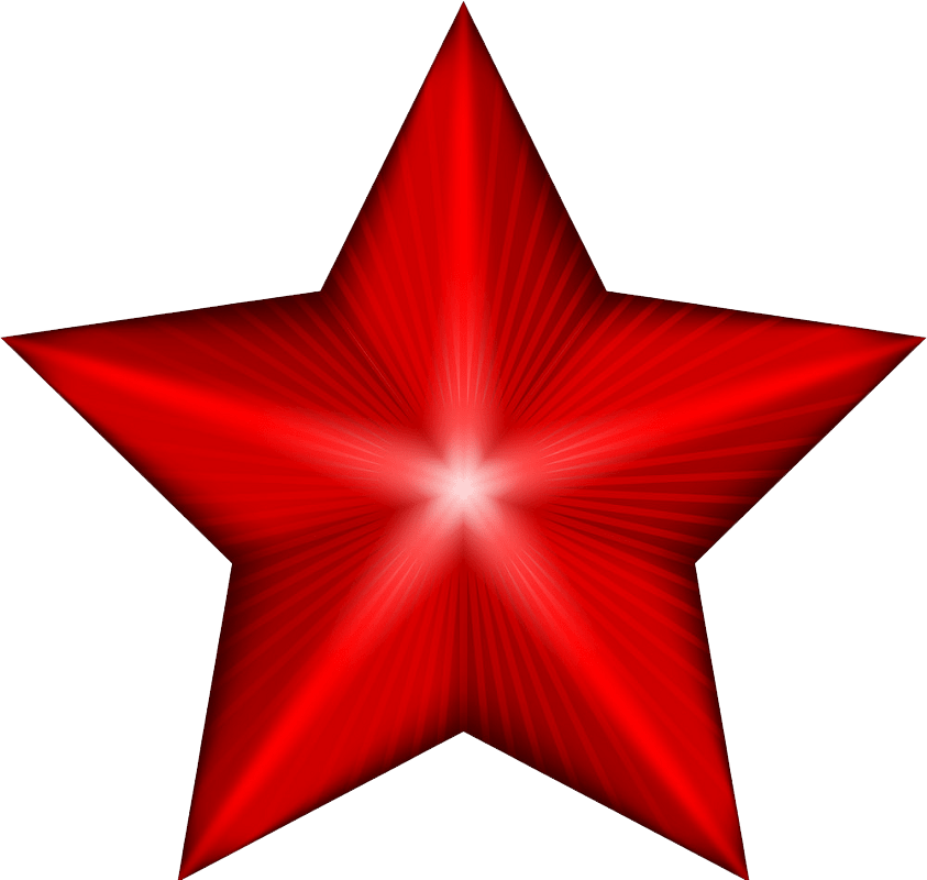 Detail Red Stars Transparent Nomer 23