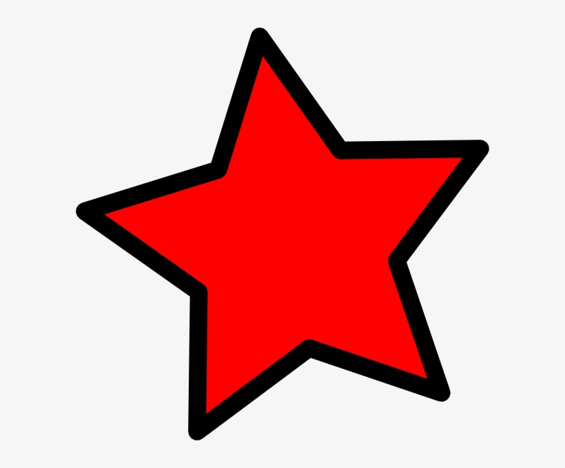 Detail Red Stars Transparent Nomer 6