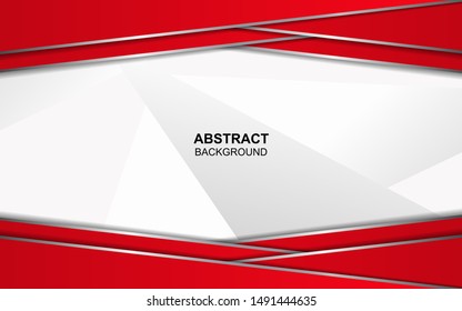 Detail Red White Background Powerpoint Nomer 8
