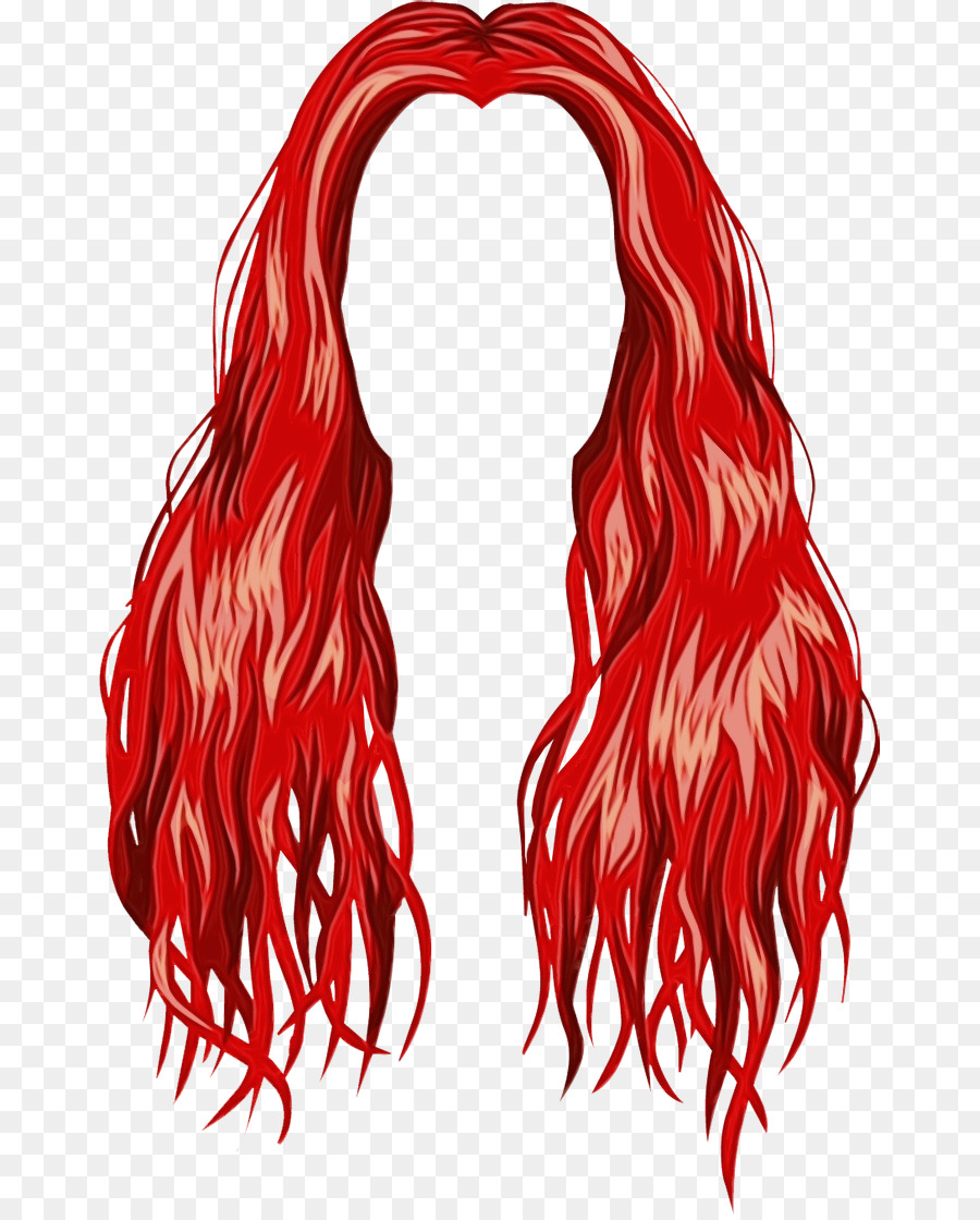 Detail Red Wig Png Nomer 27