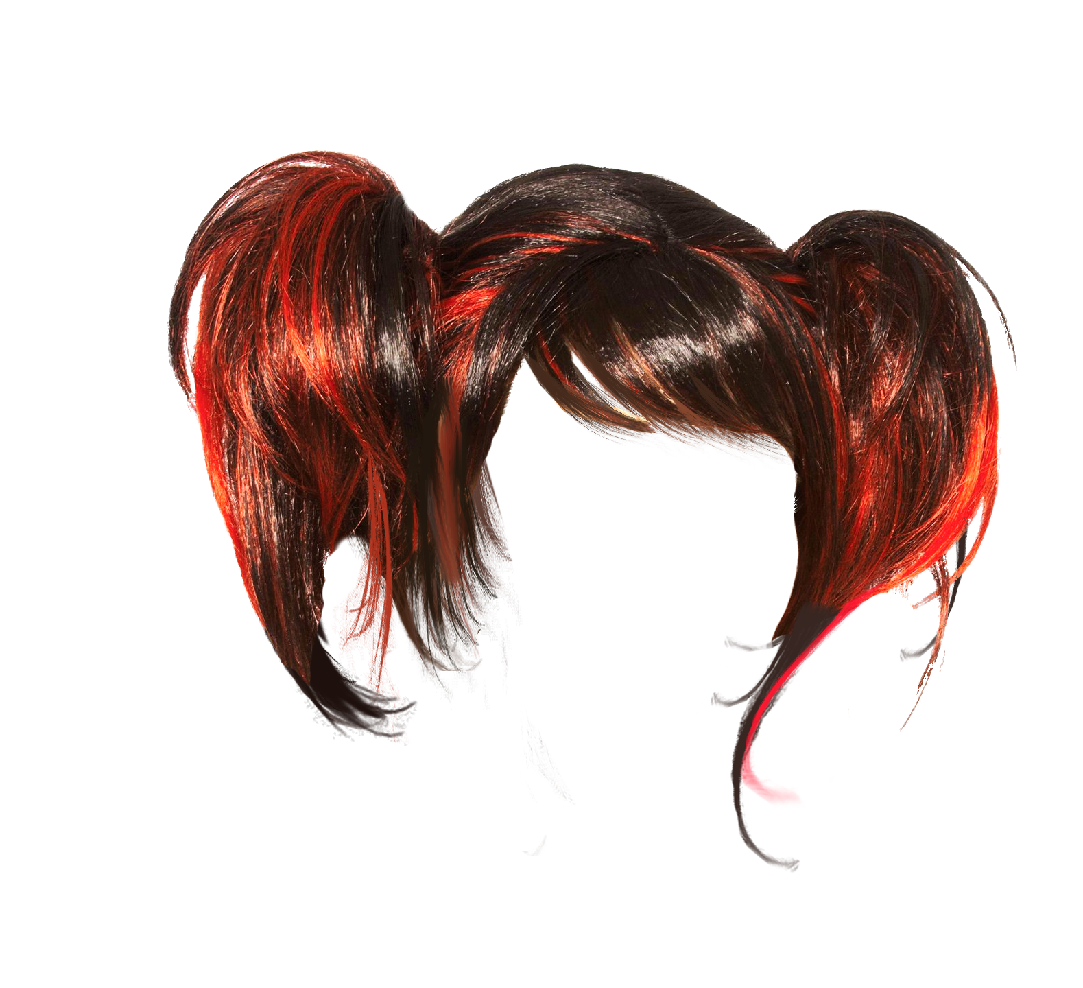 Detail Red Wig Png Nomer 6
